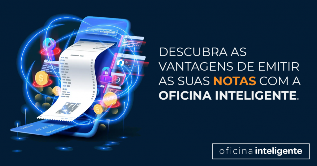 banner com anúncio de sistema de emissão de nota fiscal para oficinas automotivas